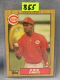 Vintage Eric Davis rookie baseball card