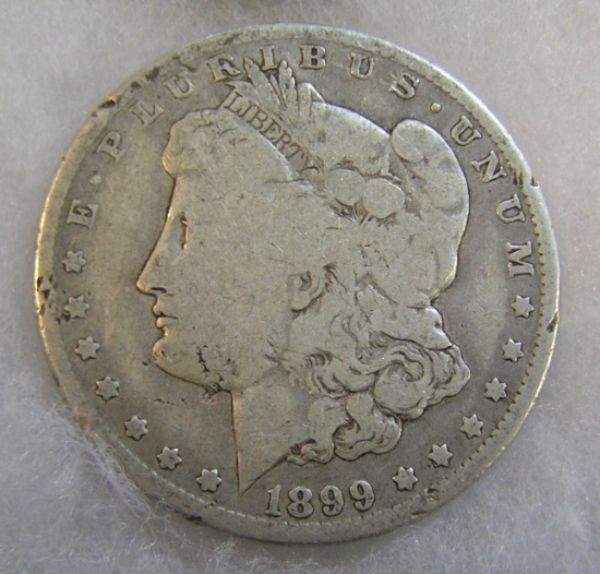 1899-O Morgan silver dollar in good condition