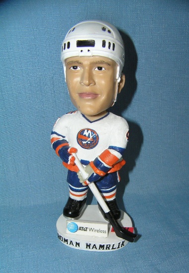 Roman Hamrlik New York Islanders bobble head figure