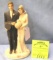 Larger composition bride and groom figure