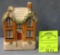 Early painted porcelain building bank