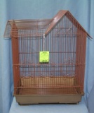 Vintage style all metal bird cage