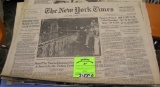 Group of Vintage newspapers and clippings