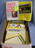 Large box of vintage reference books
