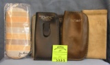 Group of vintage eye ware cases