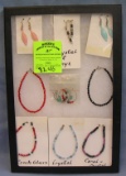 Vintage beaded bracelets and earring sets