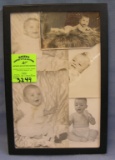 Collection of vintage baby photographs