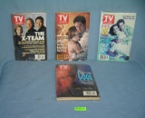 Group of vintage X Files TV Guides