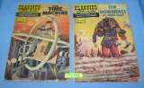 Pair of vintage Classic Illustrated comic books