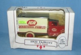 IGA all cast metal 1931 style delivery truck bank