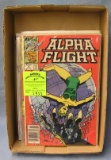 Marvel Alpha Flight super hero comic books
