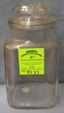 Vintage storage jar with lid