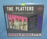 The Platters Remember When vintage 33 rpm record