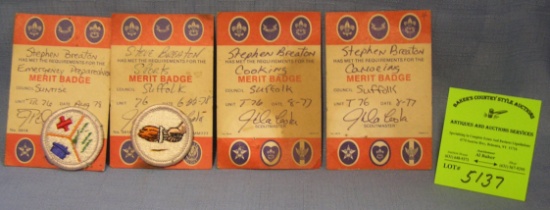 Group of Boy Scout collectibles