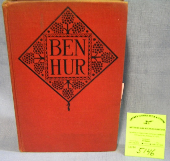Vintage Ben Hur book by Lou Wallace