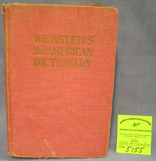 Vintage Webster’s new American dictionary