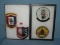 Group of 4 Vietnam veterans embroidered patches