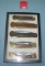 Collection of large pocket knives