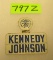 Vintage Kennedy/Johnson  tin campaign badge