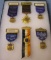 Large group of early police medals and ribbons