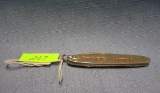 Vintage stock Brandy advertising pocket knife