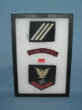 Group of Vietnam veterans military patches and insignia