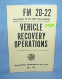 Vehicle recovery operations