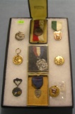 Group of early track & field medals and awards