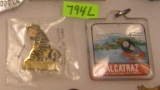 Pair of contemporary Alcatraz souvenirs