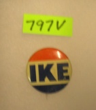 Vintage Eisenhower campaign button
