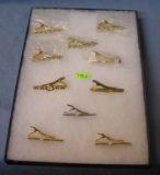 Collection of vintage policeman tie clips