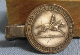 Early post office tie clip
