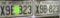 Pair of vintage Missouri license plates