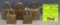 Group of five vintage padlocks