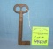 Antique jail house key circa 1860's