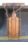 Antique stencil decorated Fire Fly sled