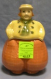 Early Dutch boy cookie jar by Shawnee art pottery