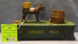 Kicking Mule mechanical bank