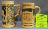 Pair of vintage German Beer steins