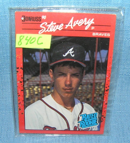 Vintage Steve Avery rookie baseball card