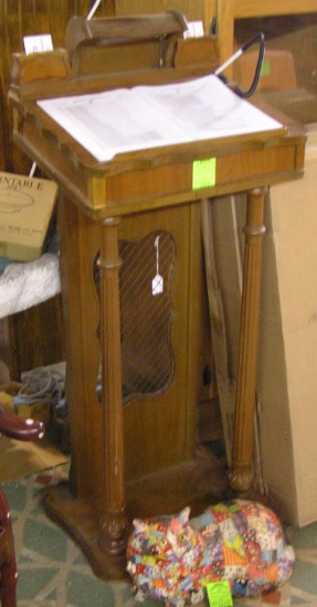 Antique walnut Lectern