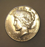 1922S Peace silver dollar in very good condition