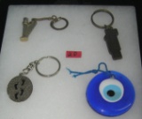 Collection of vintage key chains