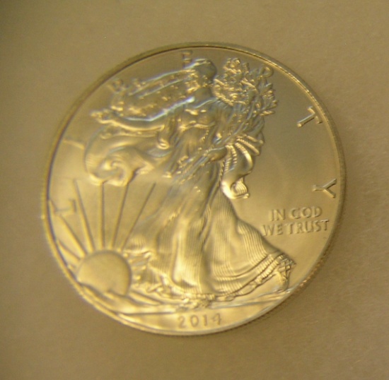Walking Liberty 1 fine ounce pure silver $1.00 coin