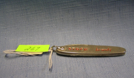 Vintage stock Brandy advertising pocket knife