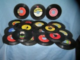 Collection of vintage 45 RPM records