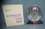 John F Kennedy savings bank with original box
