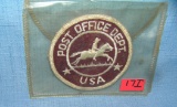 Early Post Office Pony Express patch USA