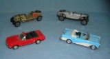 Group of 4 vintage collectible cars