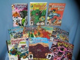 Collection of vintage Marvel Fantastic 4 comic books